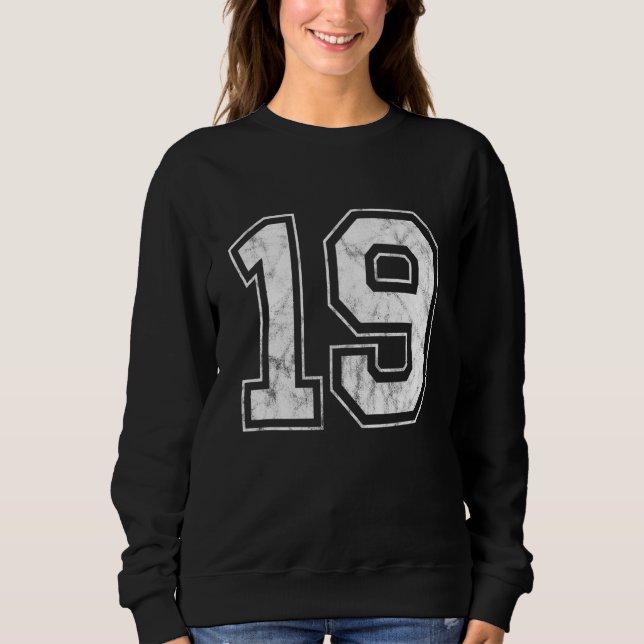 Sweatshirt Numéro 19 (Devant)