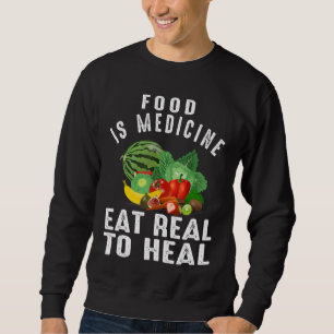 SWEATSHIRT NUTRITIONNISTE DIÉTICIEN NATUROPATH ALIMENTATION E