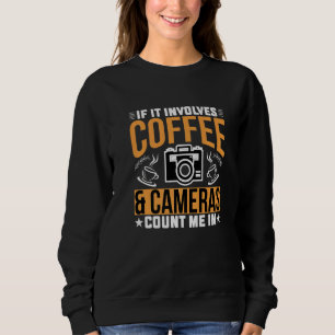 Sweatshirt Objectif d'appareil photo de photographie s'il imp