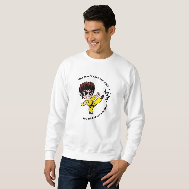 Sweatshirt Objectif Motivation élevée (Devant entier)