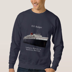 Sweatshirt Obscurité de chemise de blaireau de solides