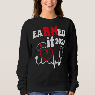 Sweatshirt Obtenu Il Infirmière Diplôme 2022 Infirmière Diplô