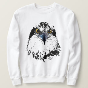 Sweatshirt Oeil piercing noir et blanc