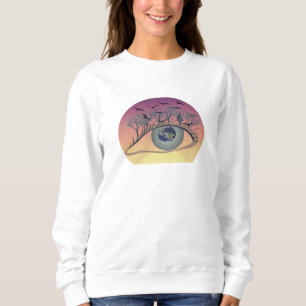 Sweatshirt OEil sur le monde - Nature & Earth Art