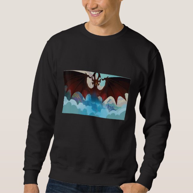 Sweatshirt Oeuvre mystique héritée du dragon (Devant)