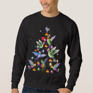 Sweatshirt Oiseau de mer porter Père Noël Noël Arbre d'éclair