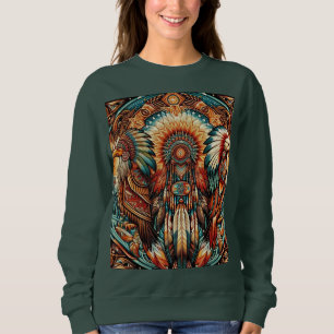 Sweatshirt Oiseaux amérindiens