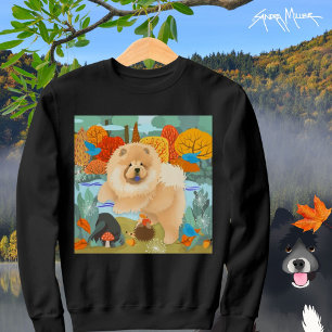 Sweatshirt OISEAUX DE BONHEUR HAPPINESS Chow DARK styles chem