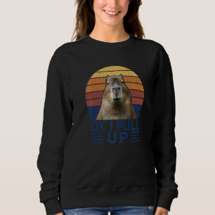 Sweatshirt Ok J'Ai Tiré Capybara Gort Mème Rodent Vintage