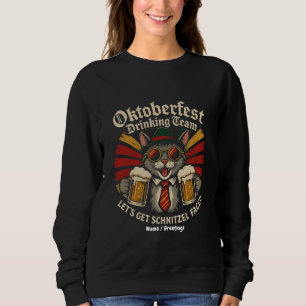 Sweatshirt Oktoberfest Drinking Team Lets Obtenir Schnitzel F
