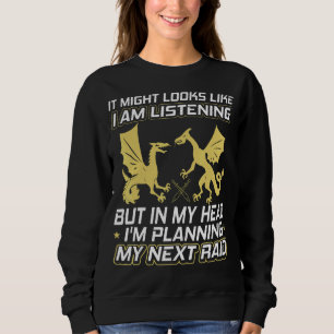 Sweatshirt On dirait que j'écoute Raid Mmorpg Gami