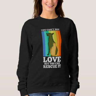 Sweatshirt On ne peut pas acheter l'amour, mais on peut le sa
