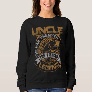 Sweatshirt Oncle L'Homme Le Mythe La Légende de la pêche Père
