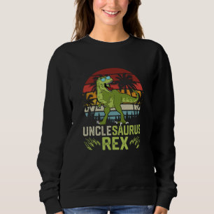 Sweatshirt Oncle Tyrannosaure Rex Design de dinosaure rétro