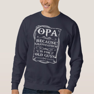 Sweatshirt Opa Tee de petits-enfants Hommes Fête des pères am