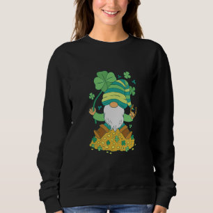 Sweatshirt Or gnome vert St Patrick