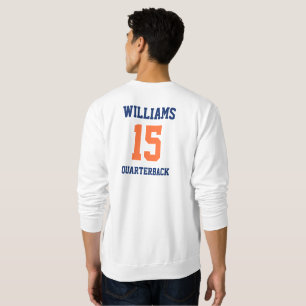 Sweatshirt Orange et Bleu