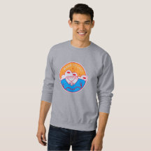 Orange Rose Néon Bleu Graphique Gras