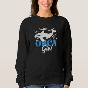 Sweatshirt Orca  Graphique pour femmes filles enfants baleine