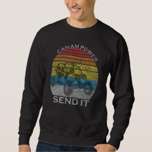 Sweatshirt Original Vintage Can Am Envoyer Il Off Road Sxs