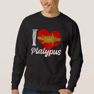 Sweatshirt Ornithorynque Amour Australie Animal Australien