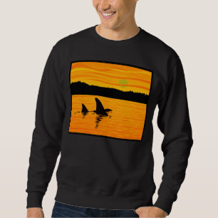 Sweatshirt Orques de coucher du soleil