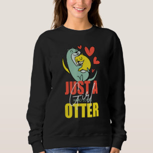 Sweatshirt Otter mignonne loutres de mer animal amusant 2