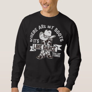 Sweatshirt Où sont mes bottes Line Dance 2