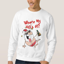 Où sont mes HO ? Funny Drunk Père Noël Xmas person
