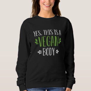 Sweatshirt Oui C'Est Un Corps Végétal