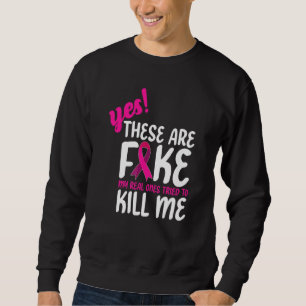 Sweatshirt Oui, ceux-ci sont faux, mes vrais ont essayé de me