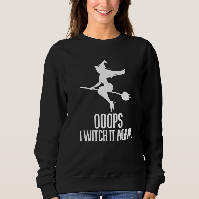 Sweatshirt Oui, je peux conduire un manuel Oups, je l'ai enco (Devant)