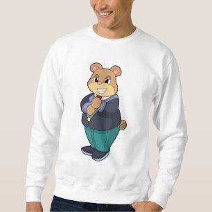 Sweatshirt Ours comme marié en costume