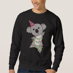 Sweatshirt Ours d'anniversaire Koala Ours Ours Garland Sweats