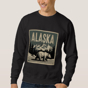 Sweatshirt Ours grizzli de l'Alaska Ours Brown