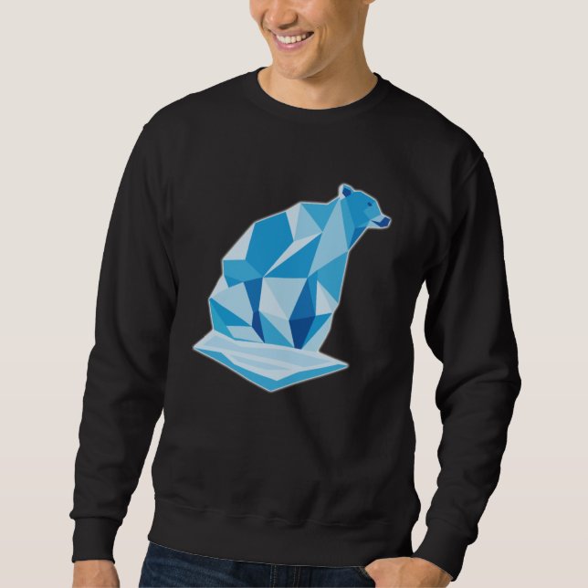 Sweatshirt Ours polaire Design hiver Ours mignon cadeau Ours (Devant)