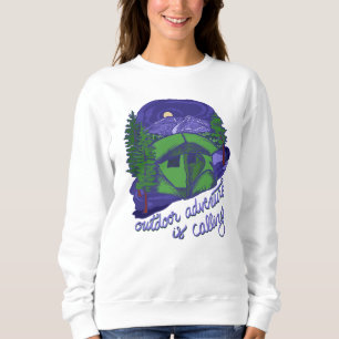 Sweatshirt Outdoor Adventure est en train d'appeler