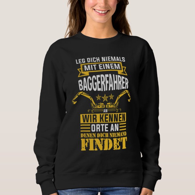 Sweatshirt Ouvrier de construction de Digger Digger (Devant)