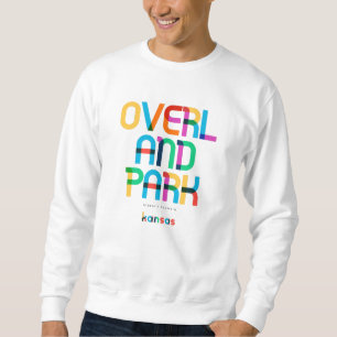 Sweatshirt Overland Park Kansas Mid Century, Pop Art,