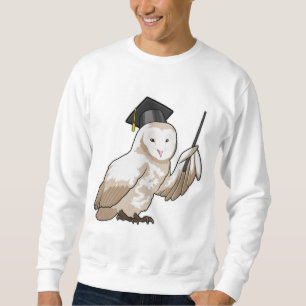 Sweatshirt Owl as Teacher with Pointer