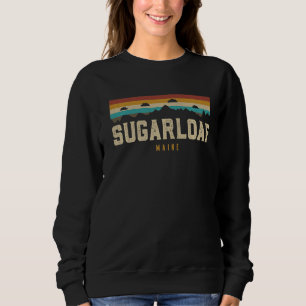 Sweatshirt Pain de sucre Montagnes Vintages Randonnée Camping