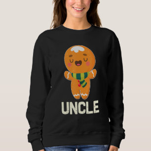 Sweatshirt Pain d'épice oncle drôle mignon Cookie Noël Chir