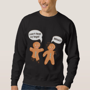 Sweatshirt Pain d'épices Cookies de l'homme Noël laid Noël No