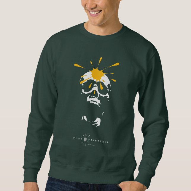 Sweatshirt Paintball Crâne (Devant)