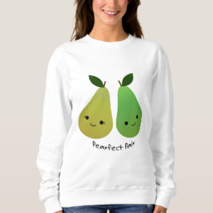Sweatshirt Paires de paires de perles mignonnes et amusantes