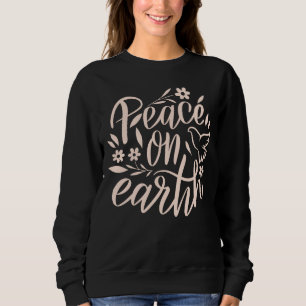 Sweatshirt Paix sur Terre Design Floral