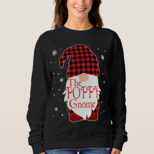 Sweatshirt Pajama de Noël Famille Cadeau Poppy Gnome Buffalo