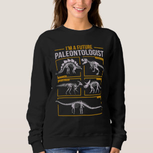 Sweatshirt Paléontologue du futur rétro Archéologie des dinos
