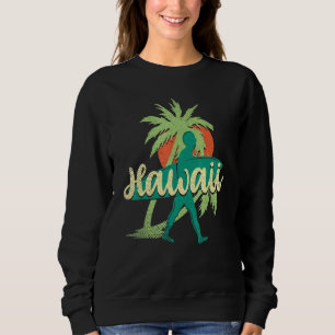 Sweatshirt Palmiers de surf Hawaiian Summer Honolulu Tropic