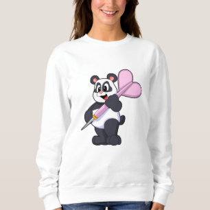 Sweatshirt Panda aux fléchettes avec Dart